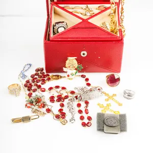 Jewelry Box with Collection of Jewelry