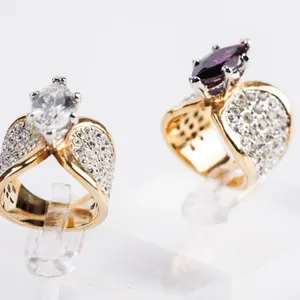 Pair of Fancy Cocktail Rings