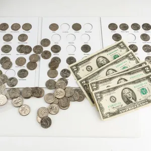 Collection of U.S. Currency- $2 bills, State Quarters and More