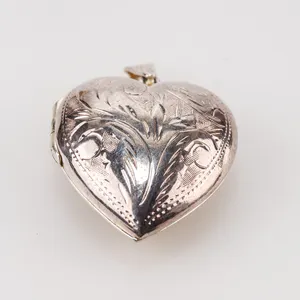 Sterling Silver Heart Locket with Voice Recorder