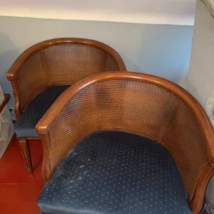 Cane Barrel Chairs