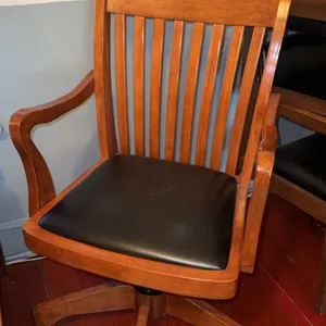 Wooden Desk Chair