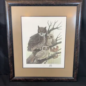 John Ruthven "Great Horned Owls" Print