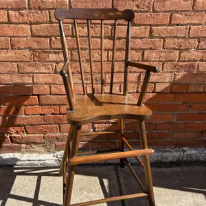 Antique Oak Child’s High Chair