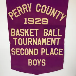 1929 Perry County Tourney Banner