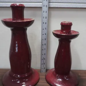 2 Ceramic candle holders
