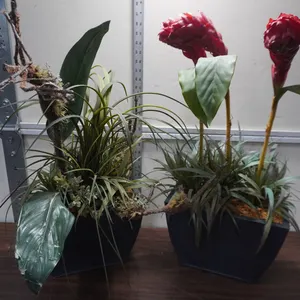 Silk floral arrangements