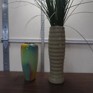 2-Piece Mid-Century Modern Vase Set