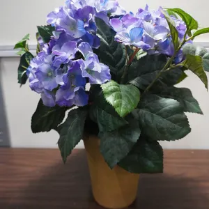 artificial purple hydrangea arrangement