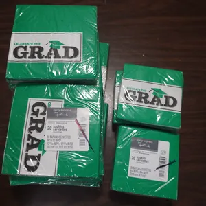 Celebrate the Grad" napkins