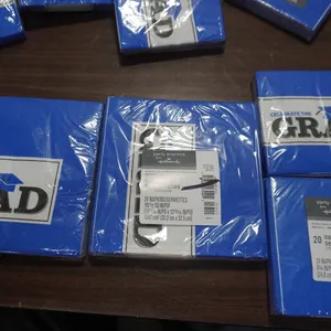 Blue graduation-themed napkins