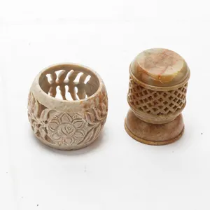 Stone Votive Candle Holders