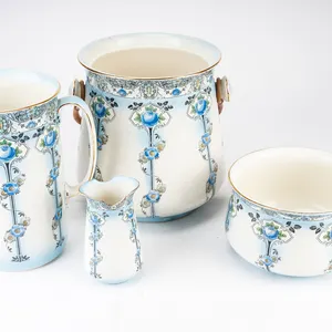 4 Piece Antique Wash Set Crownford Ware England.