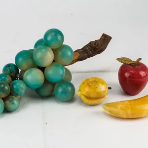 Group of 4 Assorted Decorative Stone Fruits