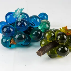 2 Clusters of Decorative Resin Grapes
