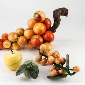 Group of 4 Decorative Stone Fruits