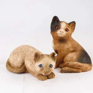 Group of 2 Sandicast Collectible Kitten Figurines