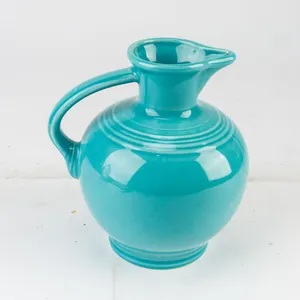 Vintage Fiesta Turquoise Carafe.