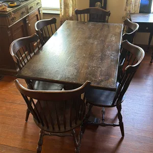 Wood Dining Table with Chairs