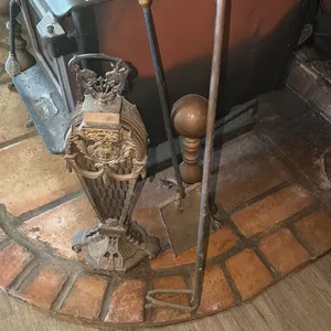 Cast Iron Fireplace Tools Set