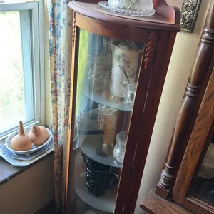 Wooden Curio Cabinet