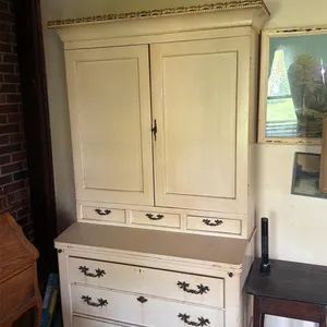 Antique White Cabinet