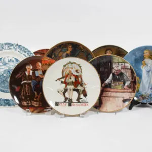 EDWIN M. KNOWLES PLATES AND OTHERS INCLUDING EVENING EASE AND MORE.