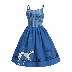 Disney The Dress Shop Blue 101 Dalmatians Themed Dress 1X
