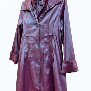 E. Levine Design Purple Shimmery Long-Sleeve Women's Jacket