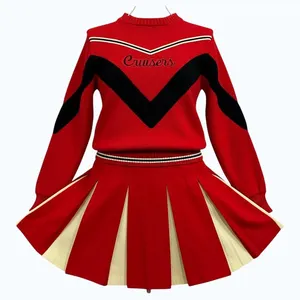 Vintage Red Cruisers Cheerleading Uniform by Team Mates