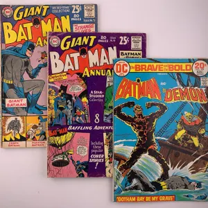 Batman Giant & Annual Comics Group of 5 (1960)