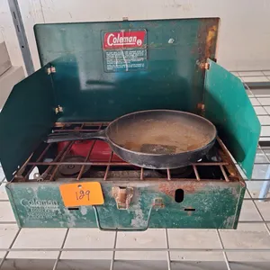 Coleman Camper Stove with Pan
