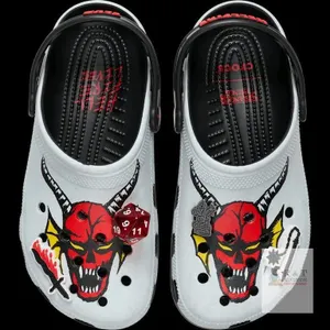 NEW Crocs Classic Clog Stranger Things Hellfire Club Edition, Size M12/EU46-47, Model 211507-90H