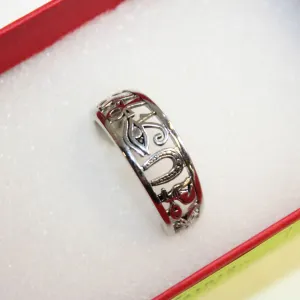 .925 SIZE 10.5 LUCKY RING