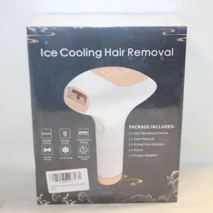 HAIR REMOVAL DEVICE, ICE COOLING,