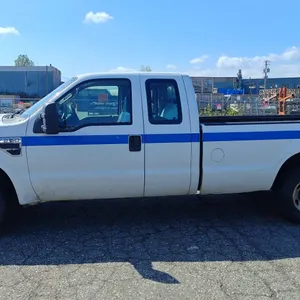 2008 FORD F-250 XL SUPER DUTY, 2DR EXT CAB, WHITE, VIN 1FTSX20518EB41637,