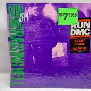New 1986 Run DMC Raising Hell Vinyl Torn On Back
