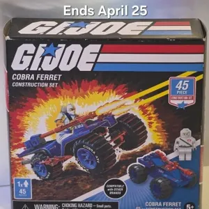G.I.JOE COBRA FERRET 45 PIECE Construction set in