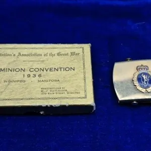 Amputation Association Of The Great War Belt Buckl