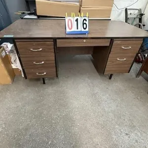 6-Drawer Executive Wooden Desk