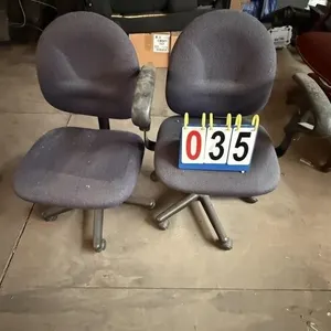 2- Fabric Chairs on Rollers