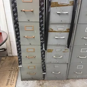 2 (TWO)- 4 Drawer Letter Size File Cabinets