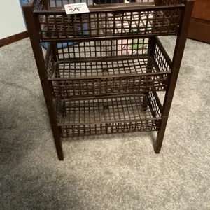 Three-Tier Plastic Shelf