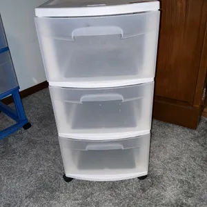 Three-Drawer Plastic Organizer