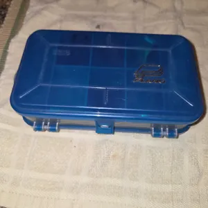 Pocket fishing container small with contents