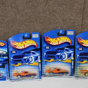 4 Hot Wheels '69 El Camino Diecast Cars in Original Packaging