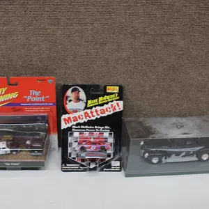 3 Collectible Die-Cast Cars: Johnny Lightning, Maisto, and Ban Ban Bigelow