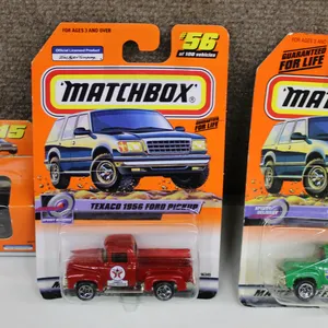 3 Matchbox Die-Cast 1956 Ford Pickup Trucks in Original Packaging