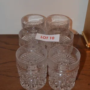 6 Whisky Crystal Glasses