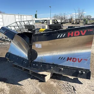 SnowEx 8.5’ SS HDV V-Plow w/ Automatixx hitch & lights